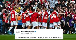 "Haaland absent 3 finals in a row" "Sextuple is on" - Twitter explodes as Arsenal beat Manchester City on penalties to win 2023 FA Community Shield