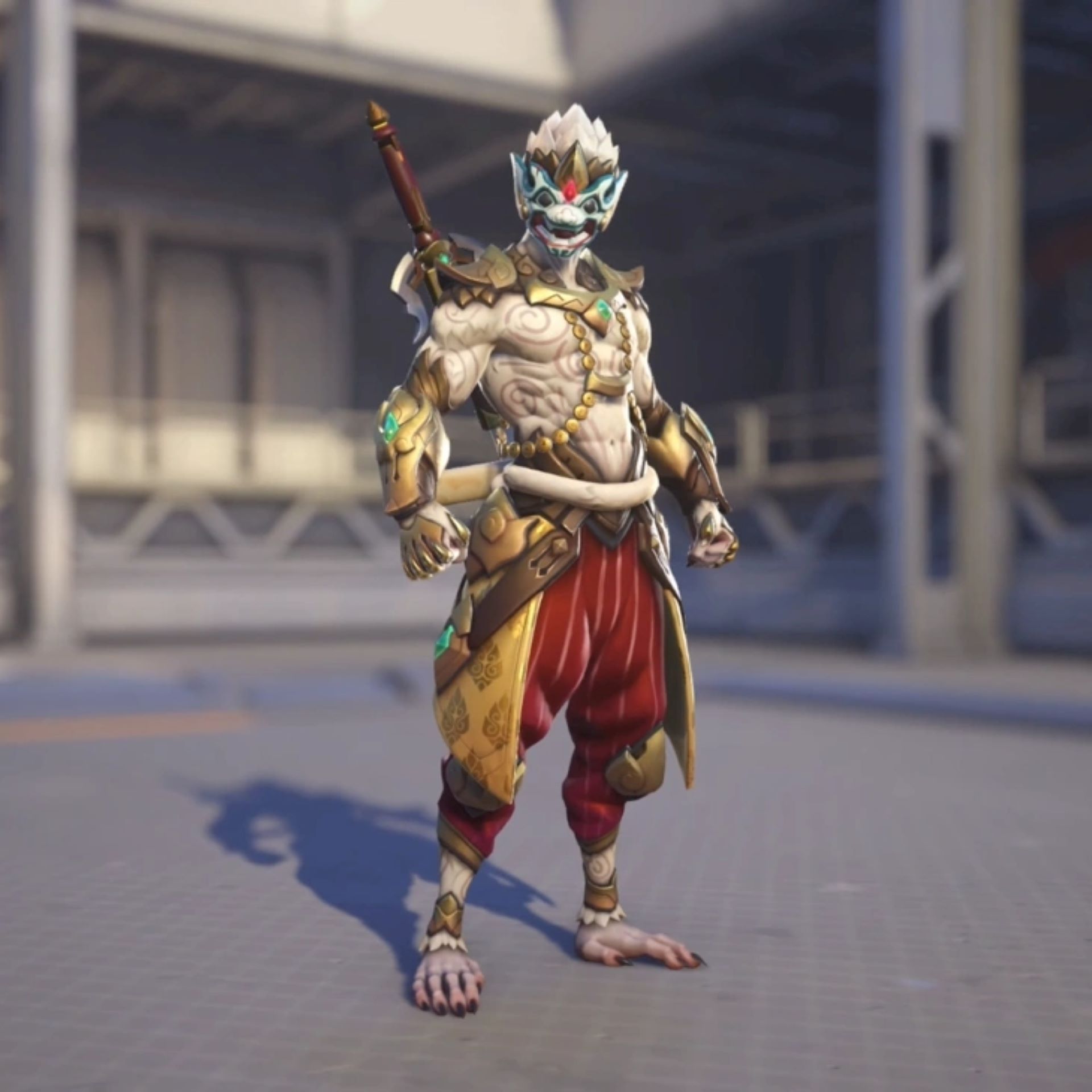 Divine Monkey Genji (Image via Blizzard Entertainment)