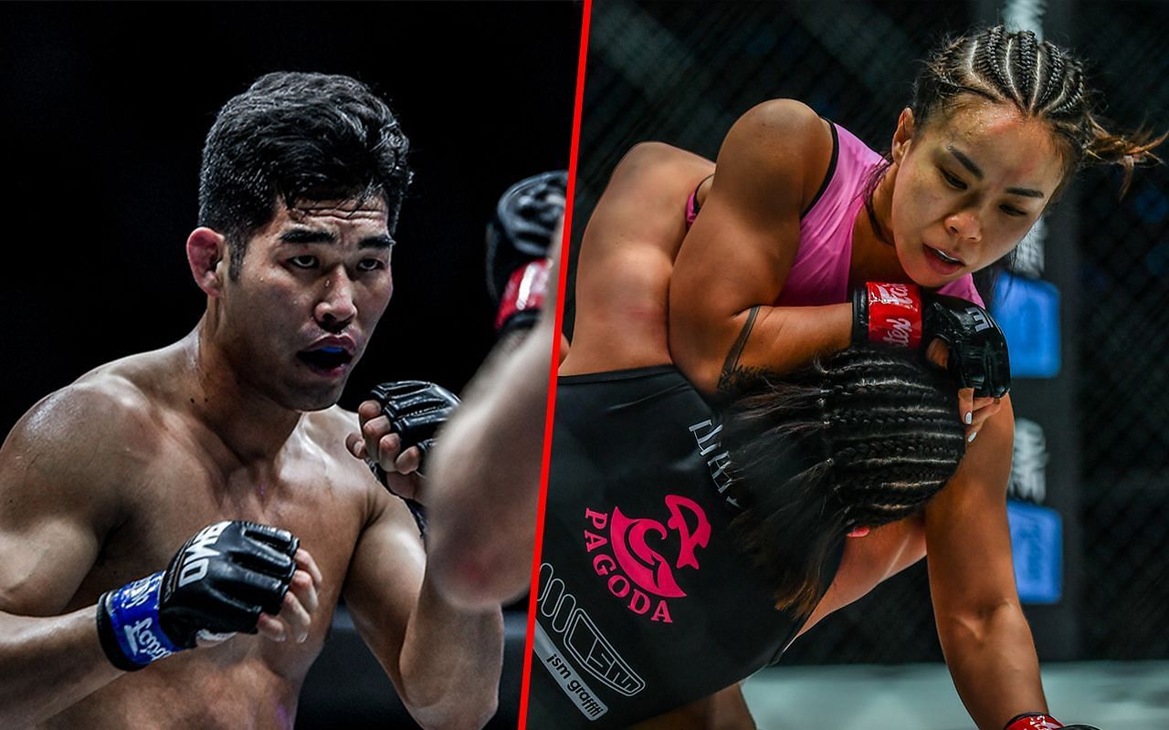 South Korean fighters Ok Rae Yoon (L) and Ham Seo Hee (R) -- Photo by ONE Championship 