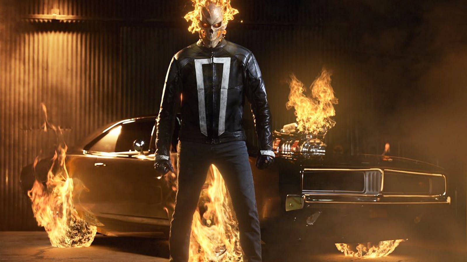 Ghost Rider in Agents of S.H.I.E.L.D. (Image via Disney+Hotstar)
