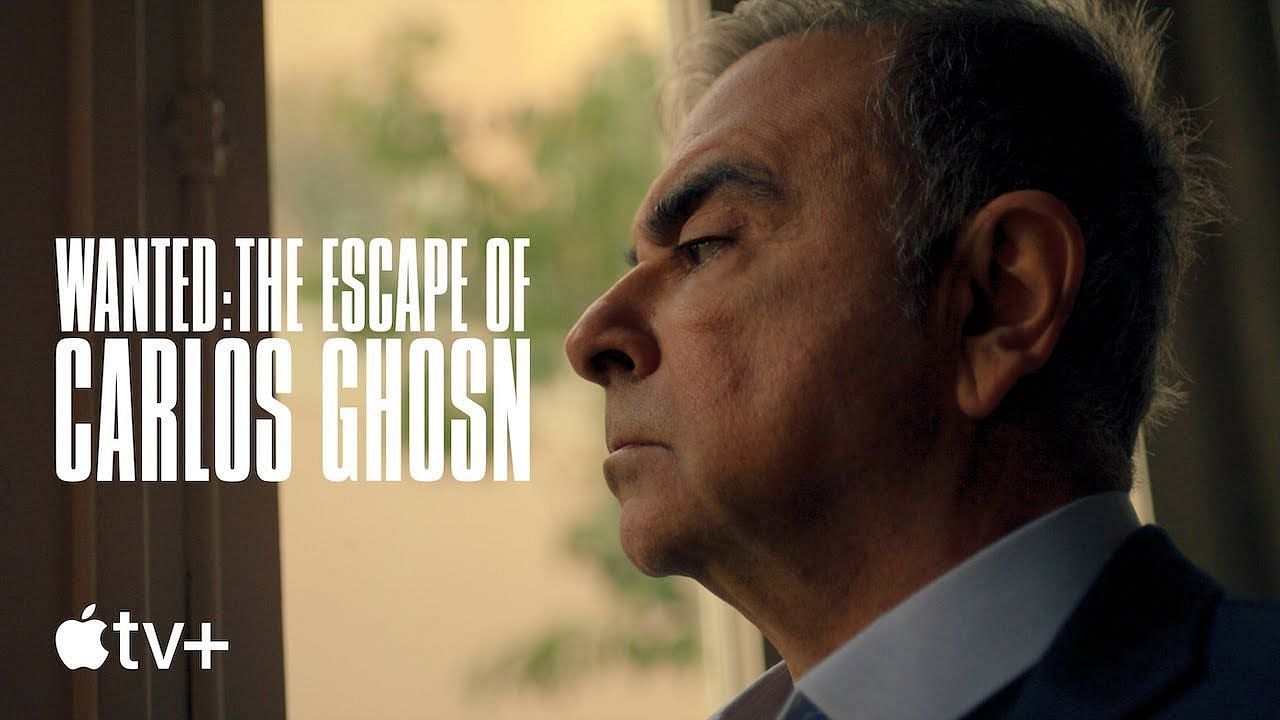 Wanted: The Escape of Carlos Ghosn will include exclusive interviews from the former Nissan and Renault CEO, (Image via Apple TV)