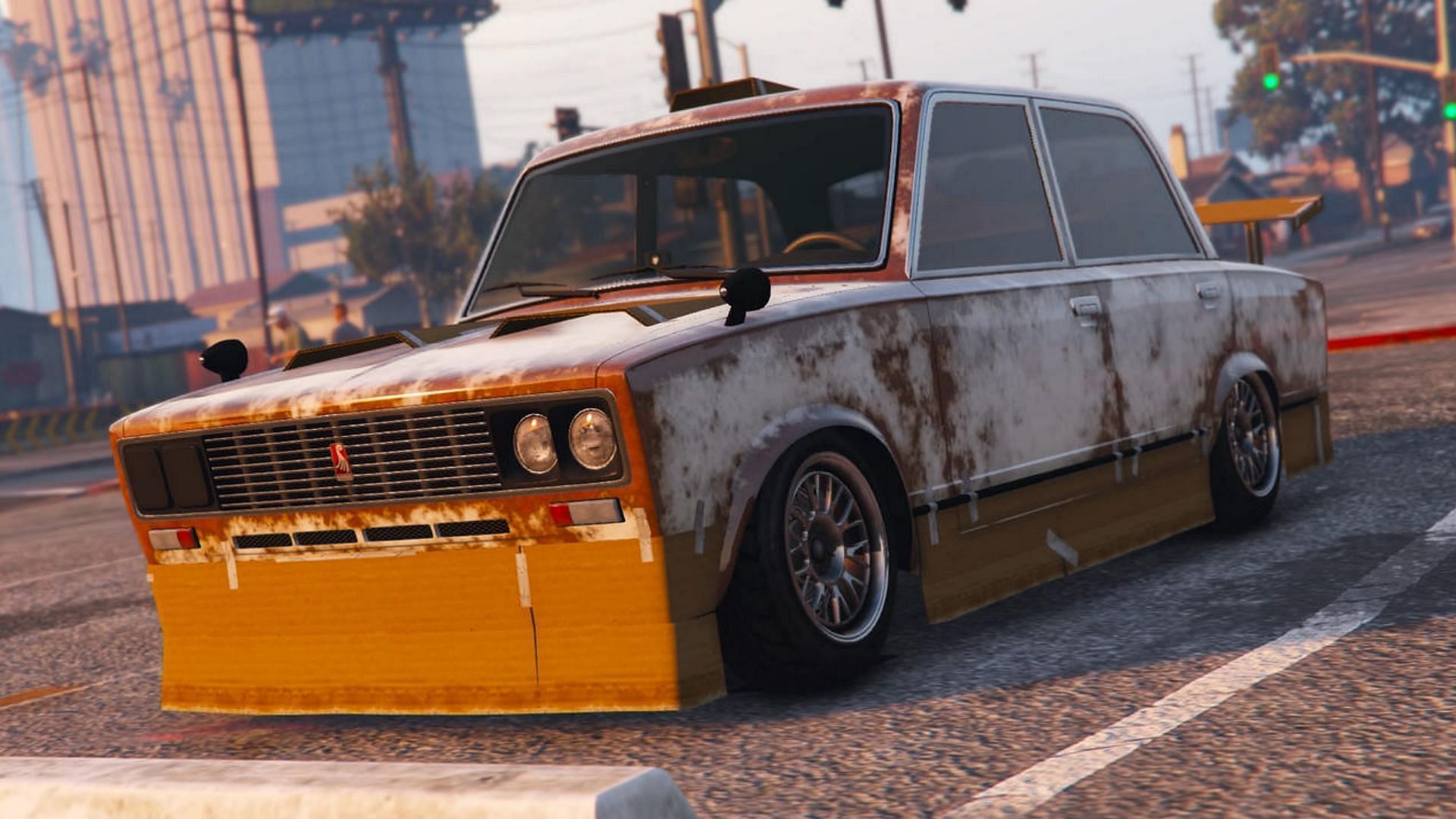 The Cheburek is one of the unfortunate cars that became much harder to acquire (Image via Rockstar Games)