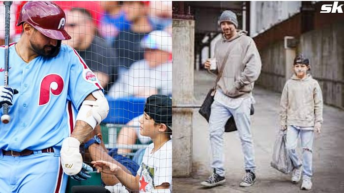 Nick Castellanos' son tried to help his dad by blinding the pitcher 