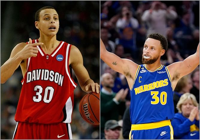 Former Davidson Wildcat Stephen Curry suggests his legacy wouldn't be the same had Texas or Duke picked him in college