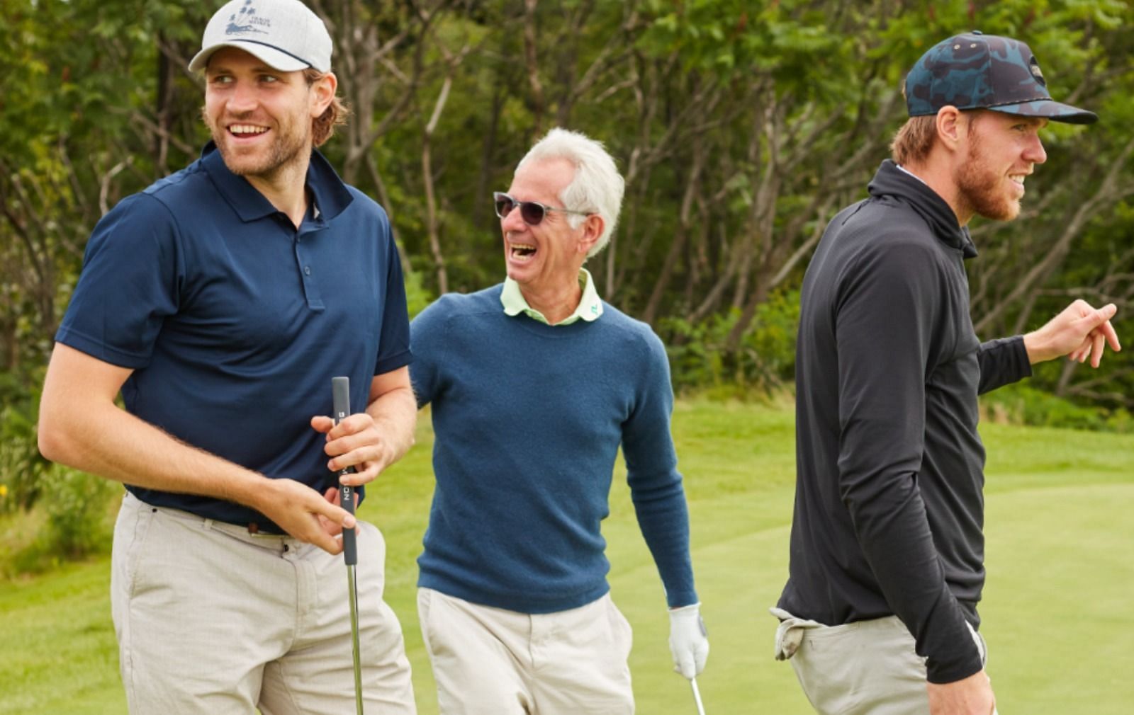 Edmonton Oilers star duo Connor McDavid-Leon Draisaitl at Zach Hyman Celebrity Classic (Image via Oiler twitter)