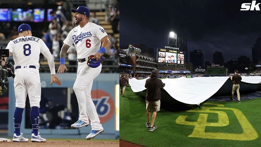 Dodgers will play doubleheader on Saturday with hurricane