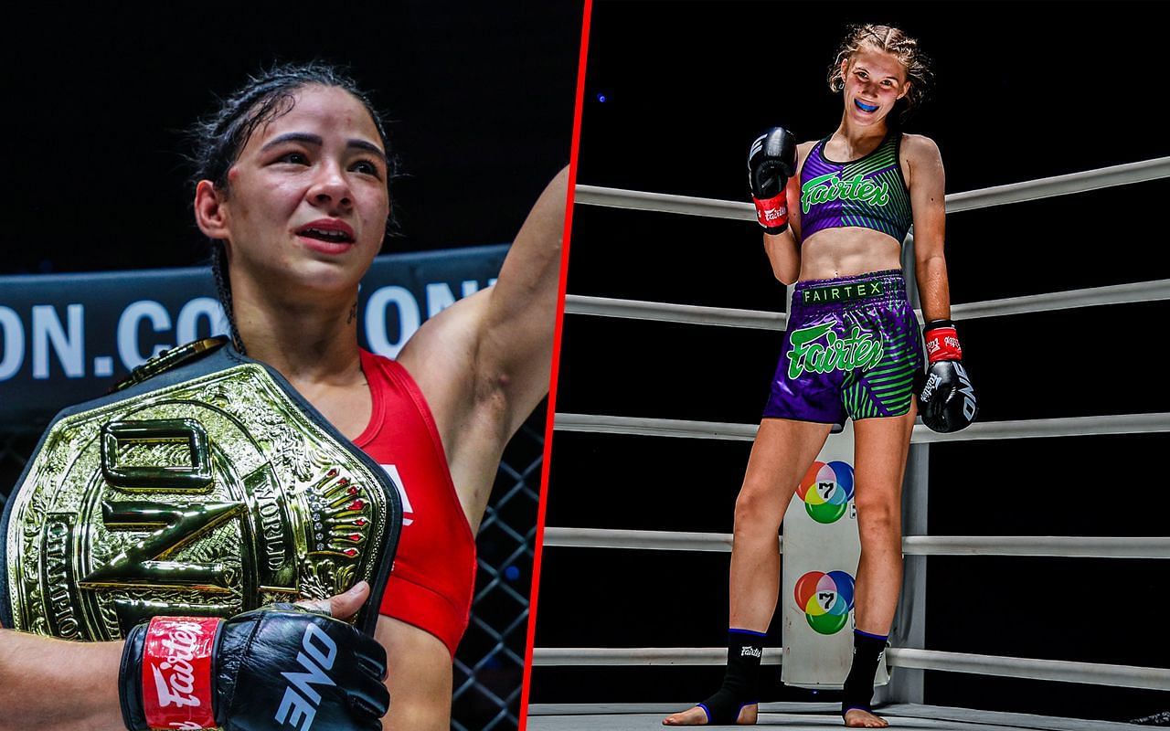 Allycia Hellen Rodrigues (L) and Smilla Sundell (R) | Image by ONE Championship