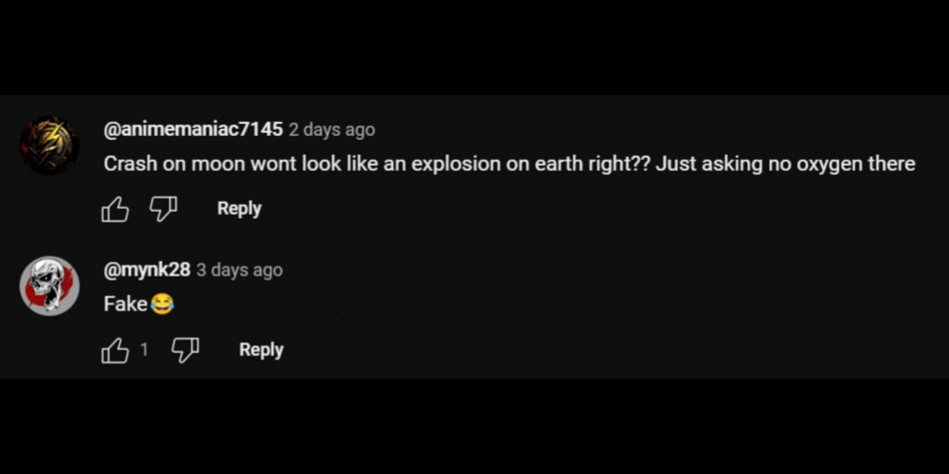 Internet reacts to viral CGI video of an asteroid hitting Earth&#039;s natural satellite. (Image via YouTube/Diego Sinclair)