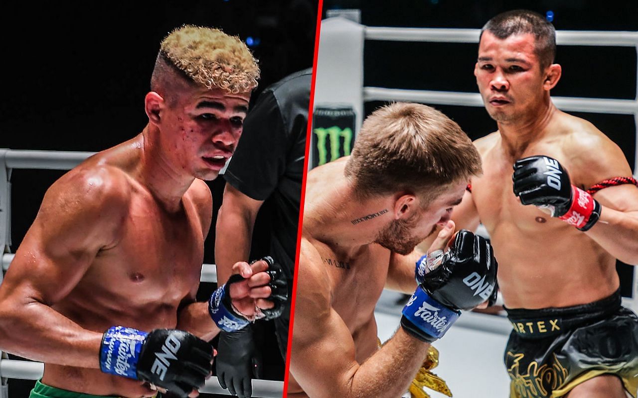 Fabricio Andrade (L) Nong-O vs Jonathan Haggerty (R) | Photo credit: ONE Championship