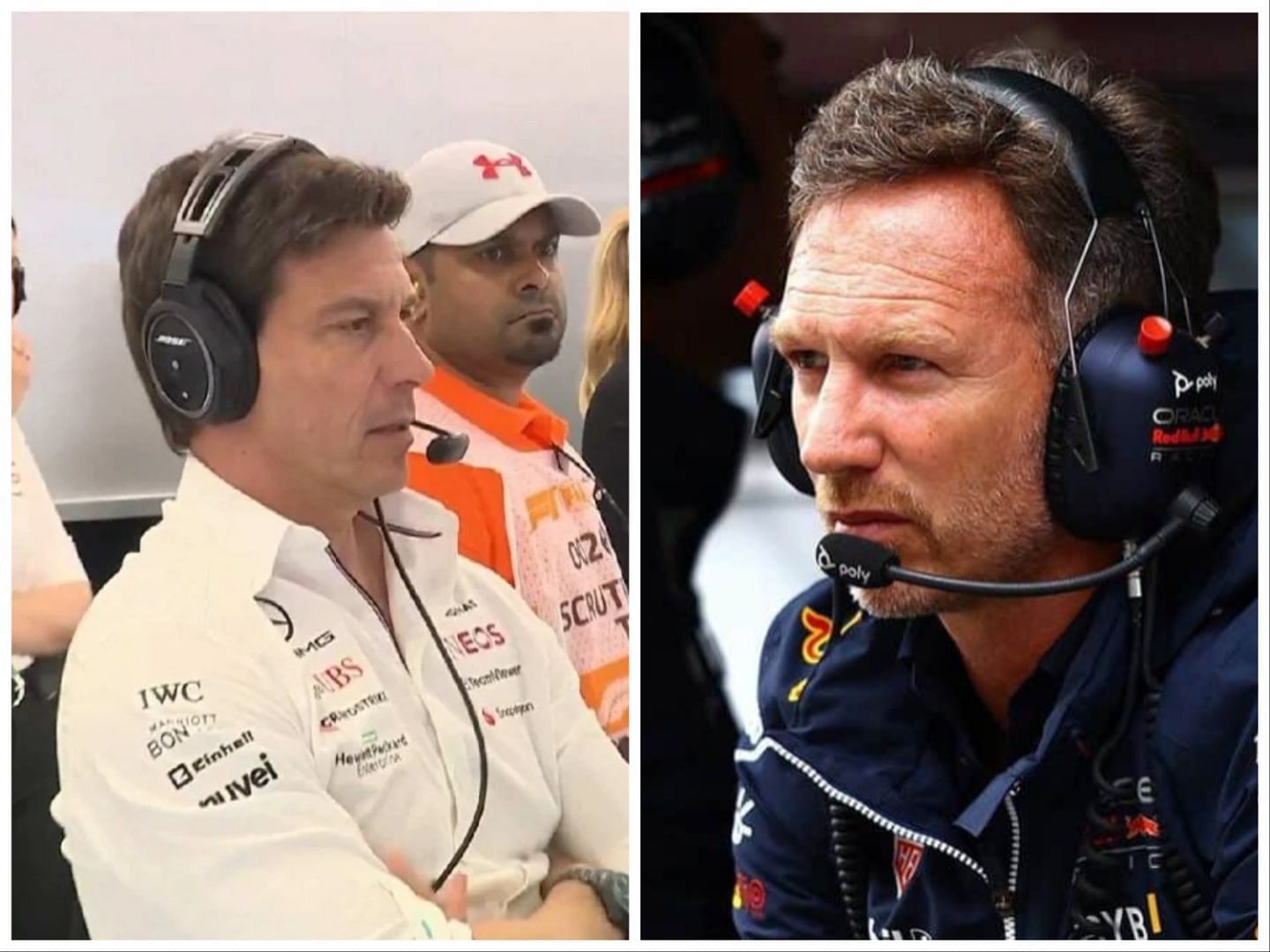 Toto Wolff and Christian Horner