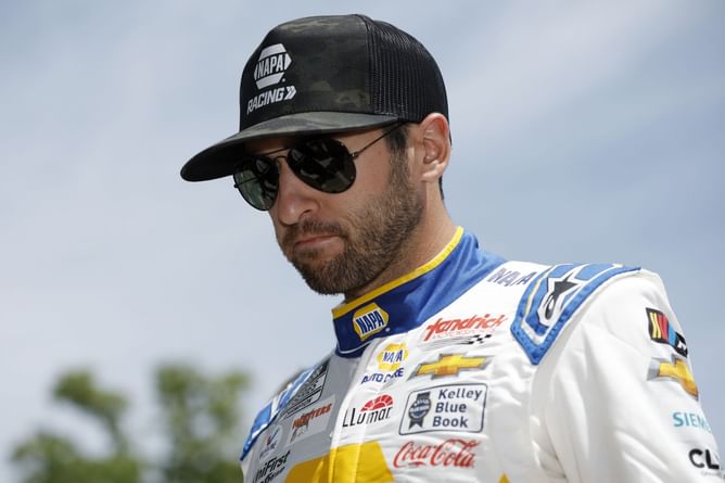 Mike Rockenfeller apologizes to Chase Elliott for possibly holding him up in final stages of Indianapolis race