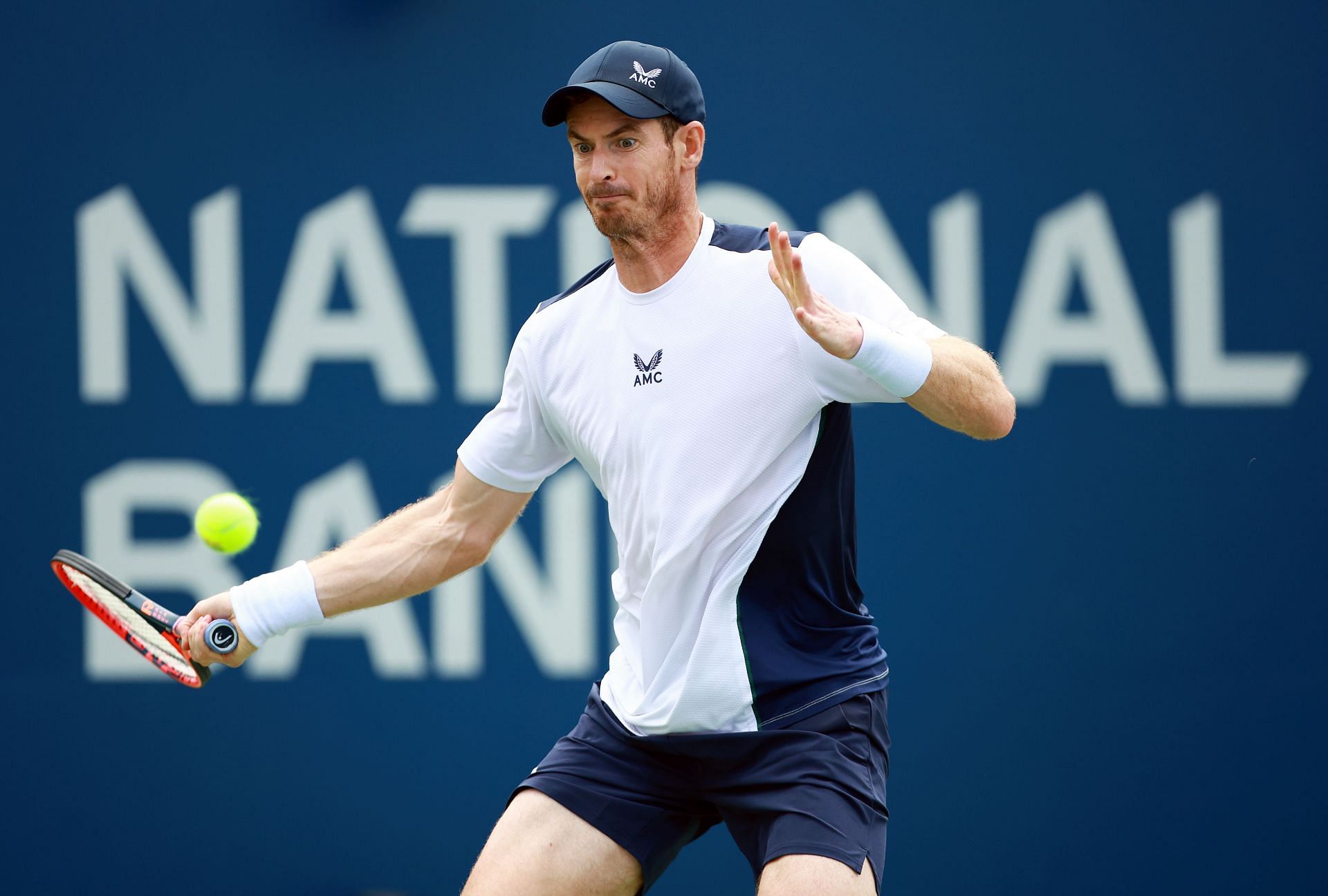 Andy Murray in action at the Canadian Open