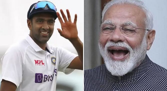 “Hope you get to watch the game amidst your busy schedule” – Ravichandran Ashwin engages in hilarious banter with Narendra Modi’s parody account