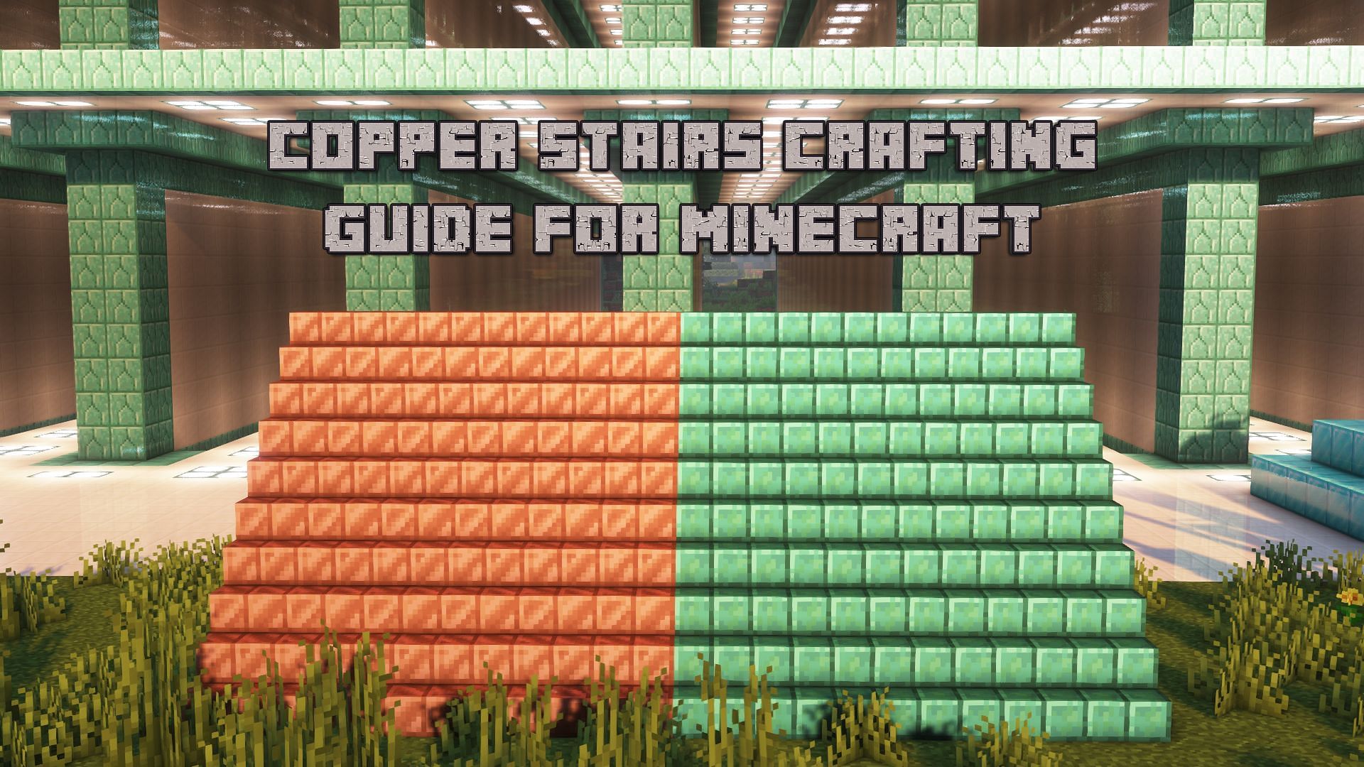 Copper stairs in Minecraft (Image via Mojang)
