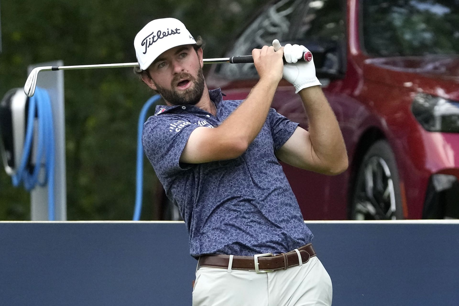 Cameron Young at the BMW Championship Golf (Image via Getty)