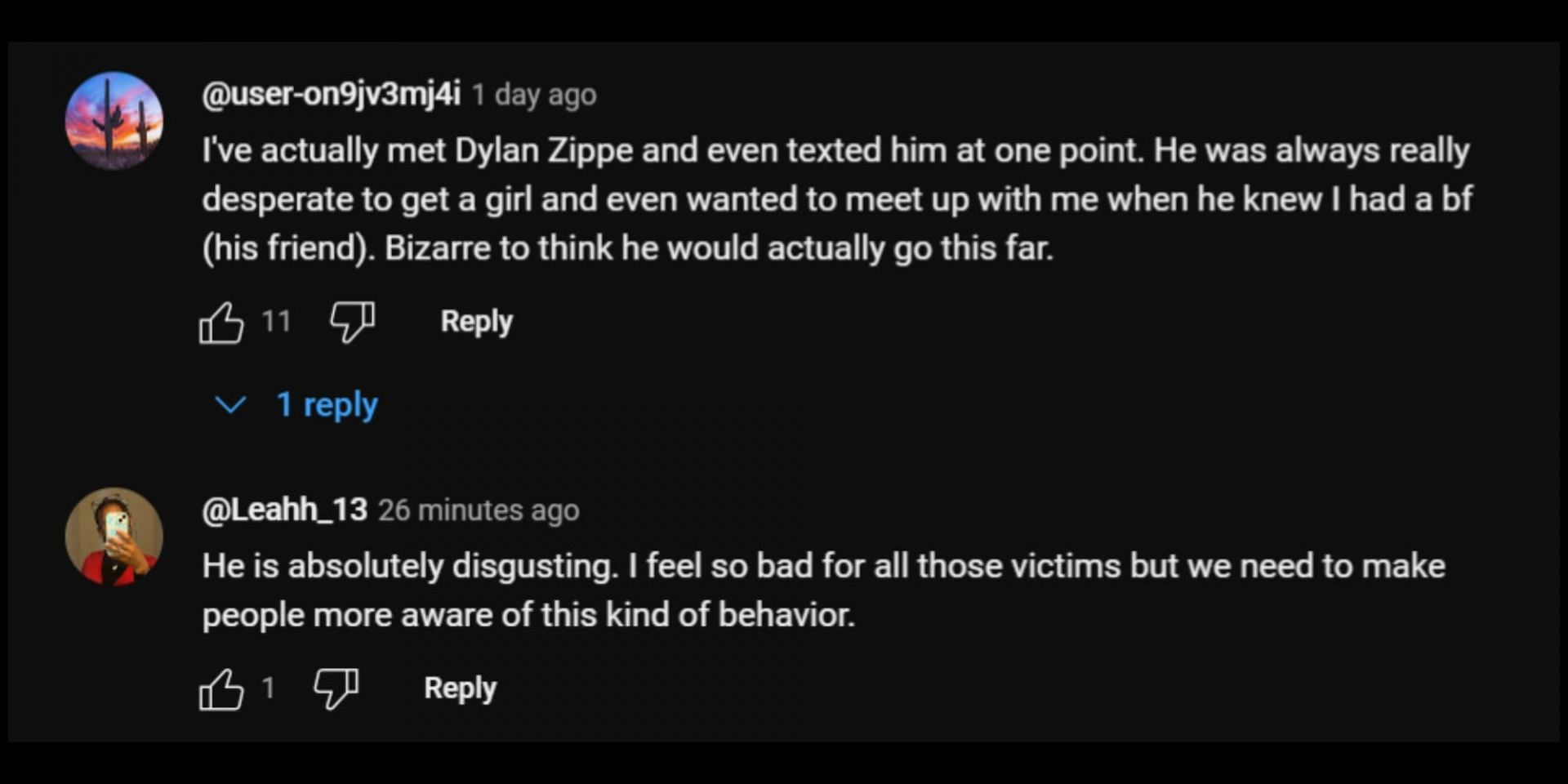 Netizens are outraged as p*dophile allegations against Dylan are explored. (Image via YouTube/@annaoop)