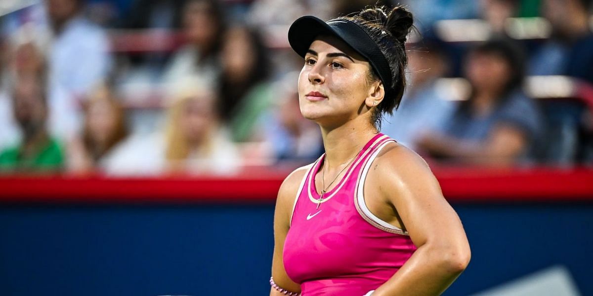 Bianca Andreescu crashed out of the Canadian Open in first round