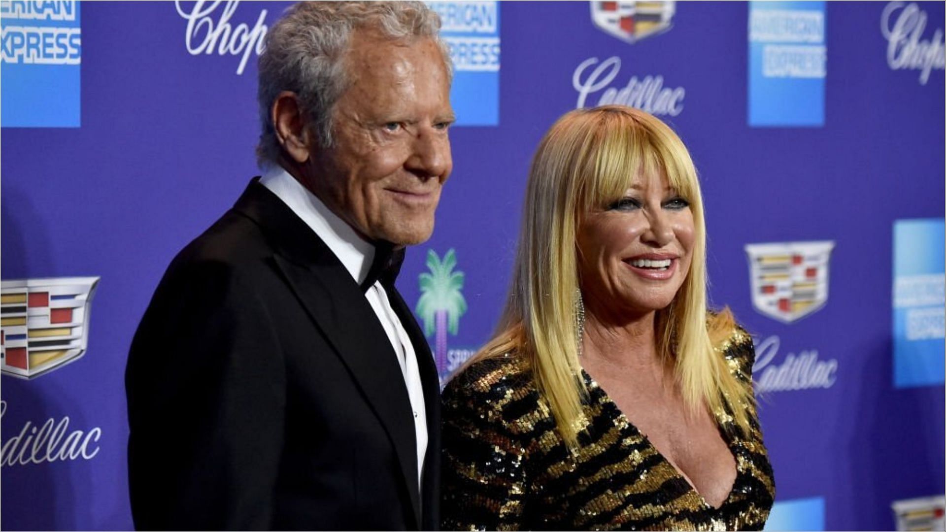 Suzanne Somers is currently married to Alan Hamel (Image via Frazer Harrison/Getty Images)