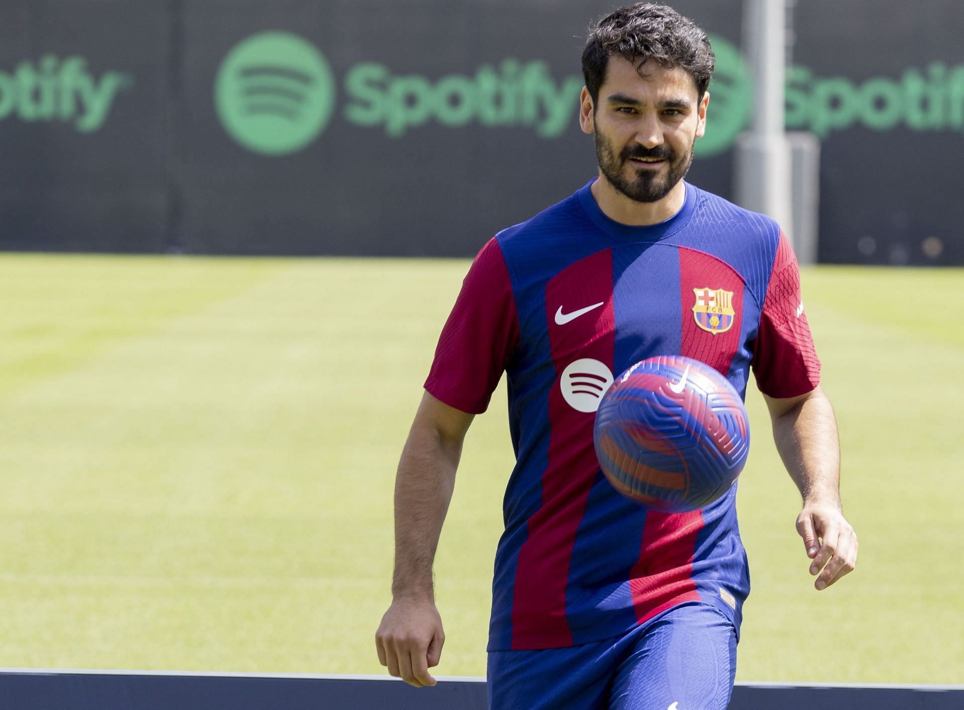 Ilkay Gundogan has arrived at the Camp Nou this summer.