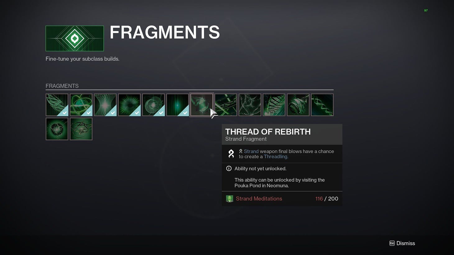 Perched Threadlings 5 Best Destiny 2 Strand Fragments for Warlocks