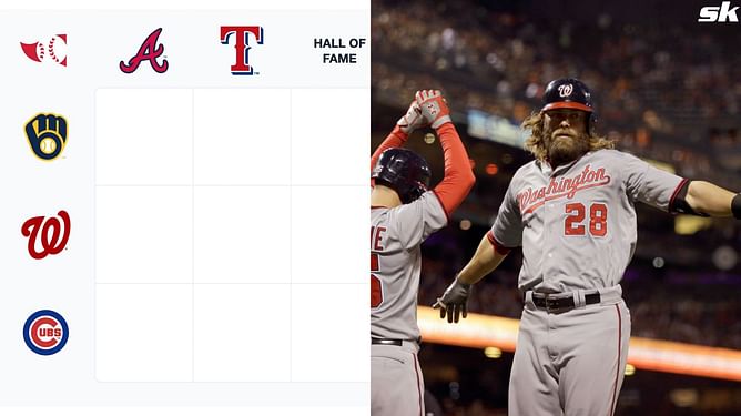 Which Nationals players have also played for the Braves? MLB Immaculate Grid answers August 25