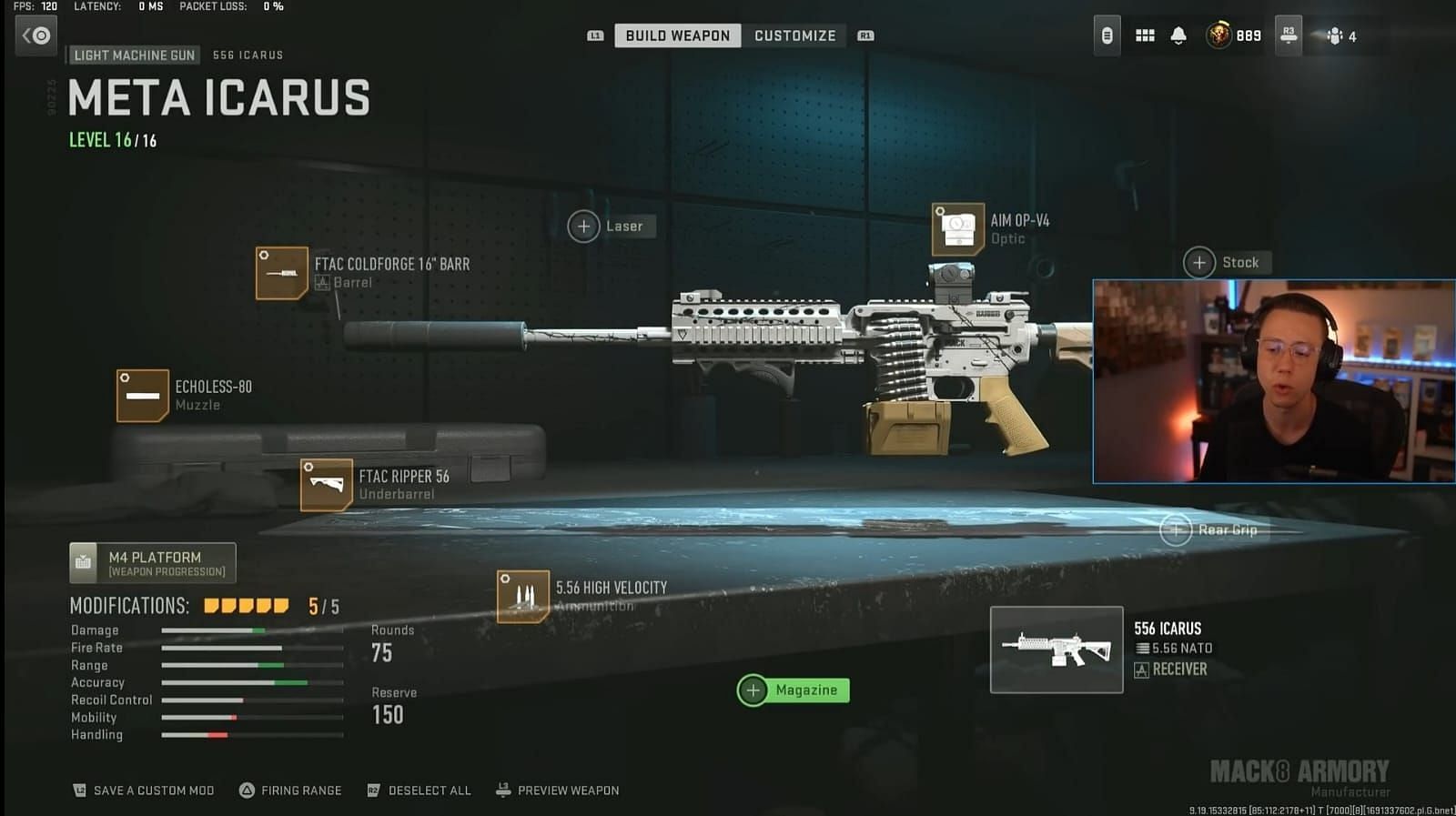 556 Icarus TTK loadout in Warzone 2 (Image via Activision and YouTube/WhosImmortal)