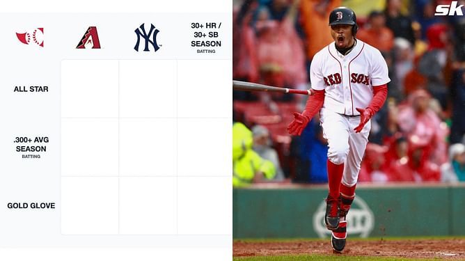 Which players with 30+ HR/30+ SB in a season have also won Gold Glove? MLB Immaculate Grid Answers August 19