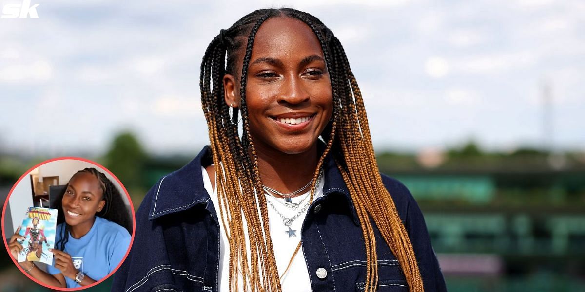 Coco Gauff shows off her Iron Man suit on the cover of Invincible Iron Man