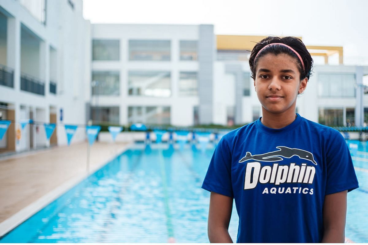 Dhinidhi Desinghu smashes National record in 100m freestyle
