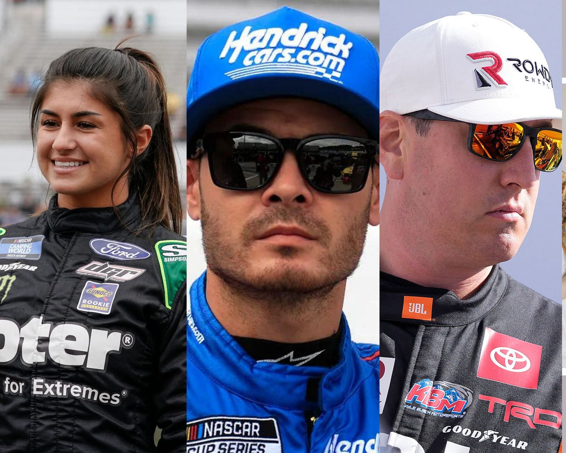 Kyle Larson waits in his car before a NASCAR Cup Series auto race on Sunday, July 30, 2023, in Richmond, Va. (AP Photo/Skip Rowland)