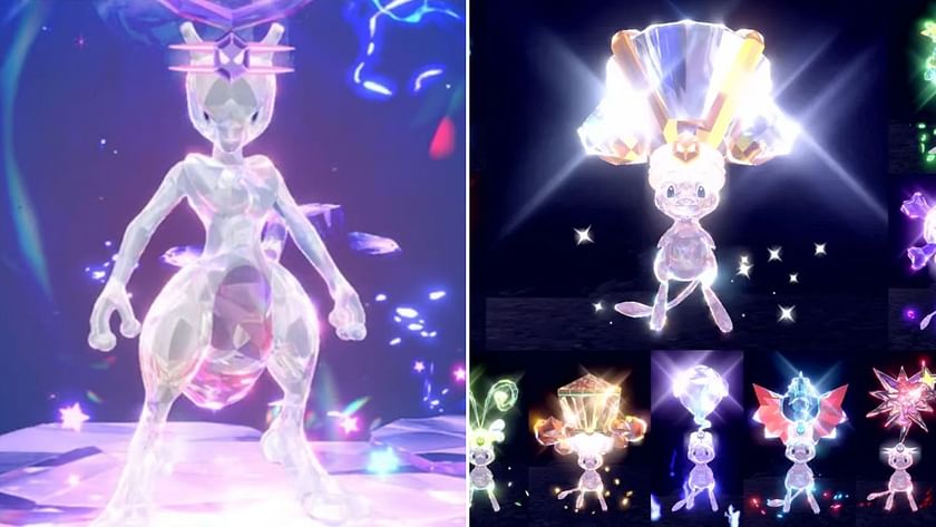 Mew e Mewtwo em Pokémon Scarlet e Violet em 2023