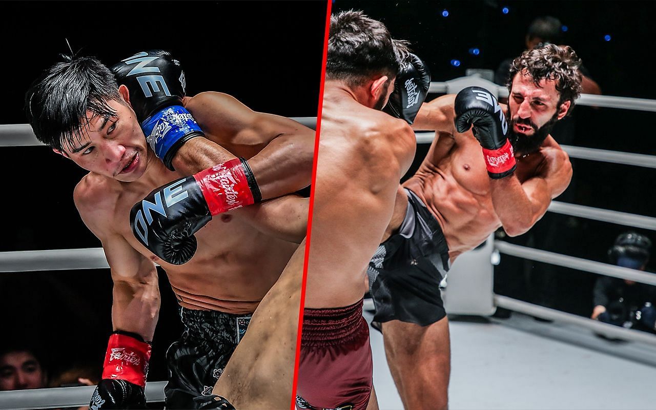 Tawanchai PK Saenchai (L) / Chingiz Allazov (R) -- Photo by ONE Championship