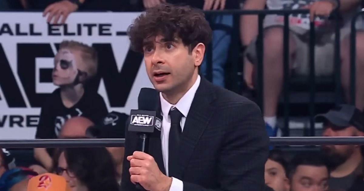 Tony Khan during AEW programming