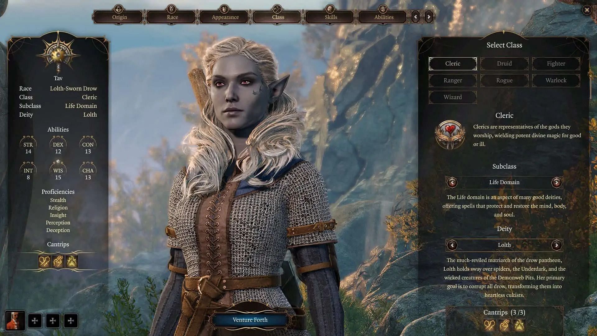 Baldur&#039;s Gate 3 Customization (Image via Larian Studios)