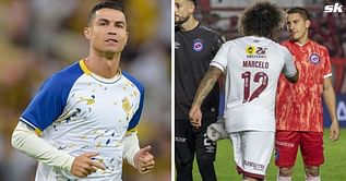 Cristiano Ronaldo reacts as Marcelo sends emotional message to Luciano Sanchez after accidentally breaking his leg