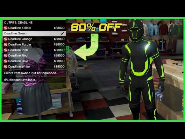 List of all special GTA Online outfits available on a 30% discount (Aug ...