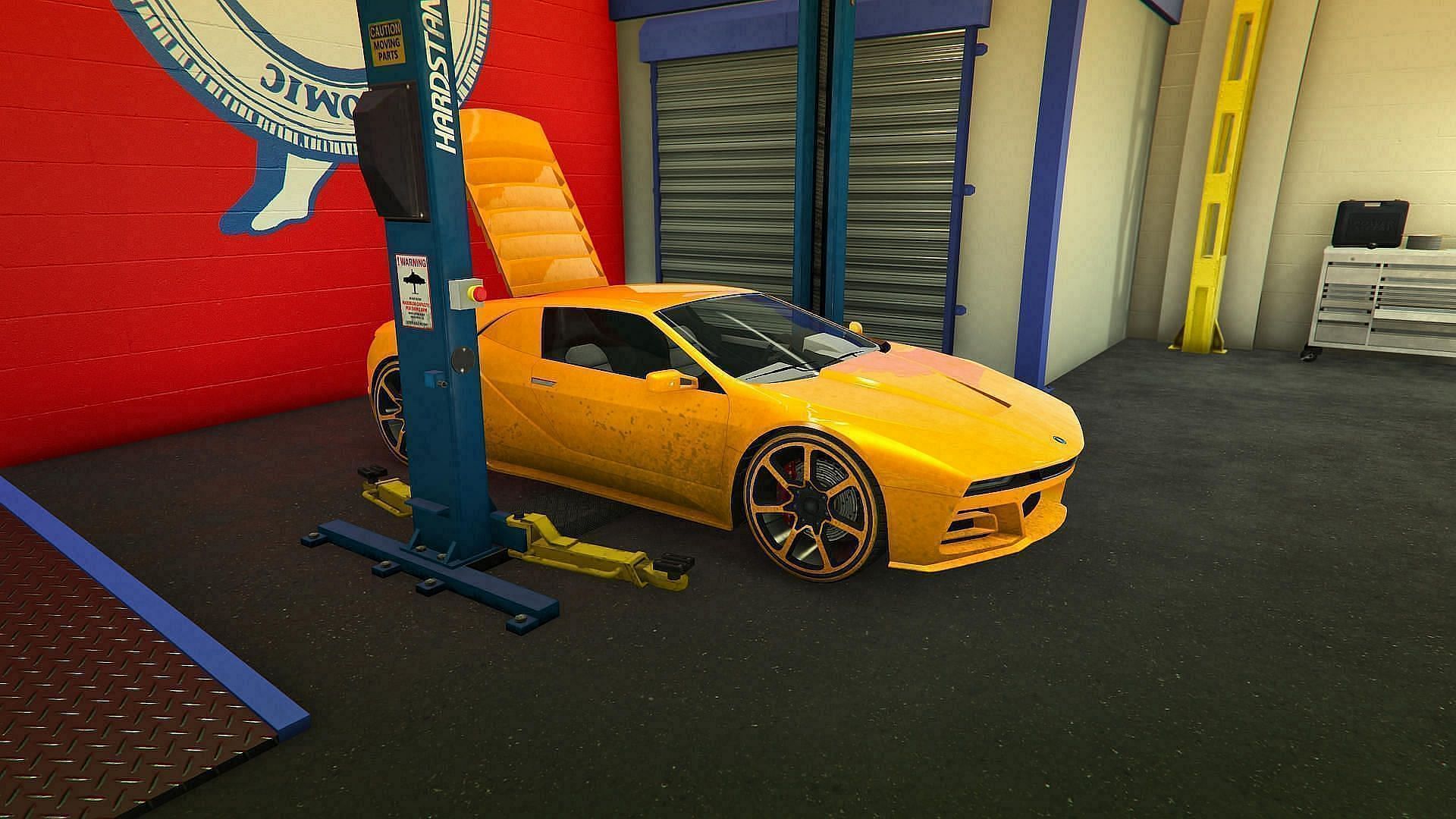 The SC1 is a good example of a car you could still get through the Auto Shop with some good RNG (Image via Rockstar Games)