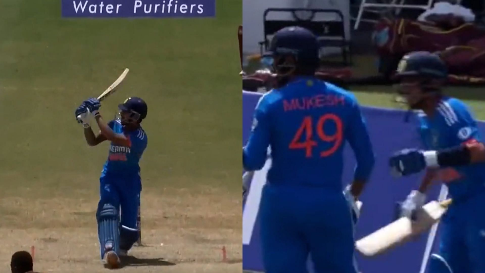 Snippets from some interesting moments from IND vs WI 1st T20I (P.C.:FanCode)