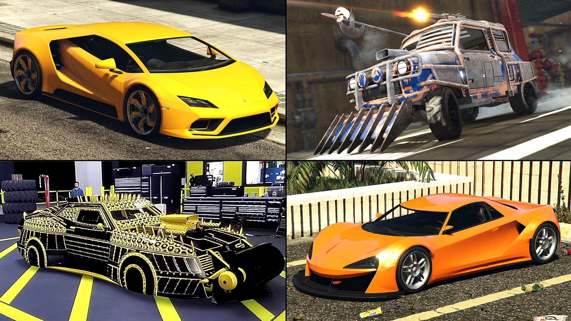 A brief list of all of the GTA Online vehicles currently on discounts by Rockstar (Image via Rockstar Games)