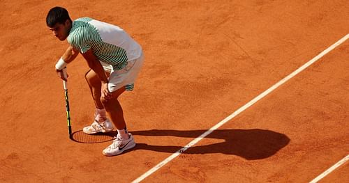 Carlos Alcaraz had serious cramps in the semifinals of this year's Roland Garros