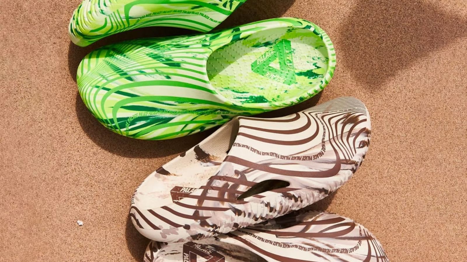 Palace skateboard Palace x Crocs Mellow Slide pack Where to get