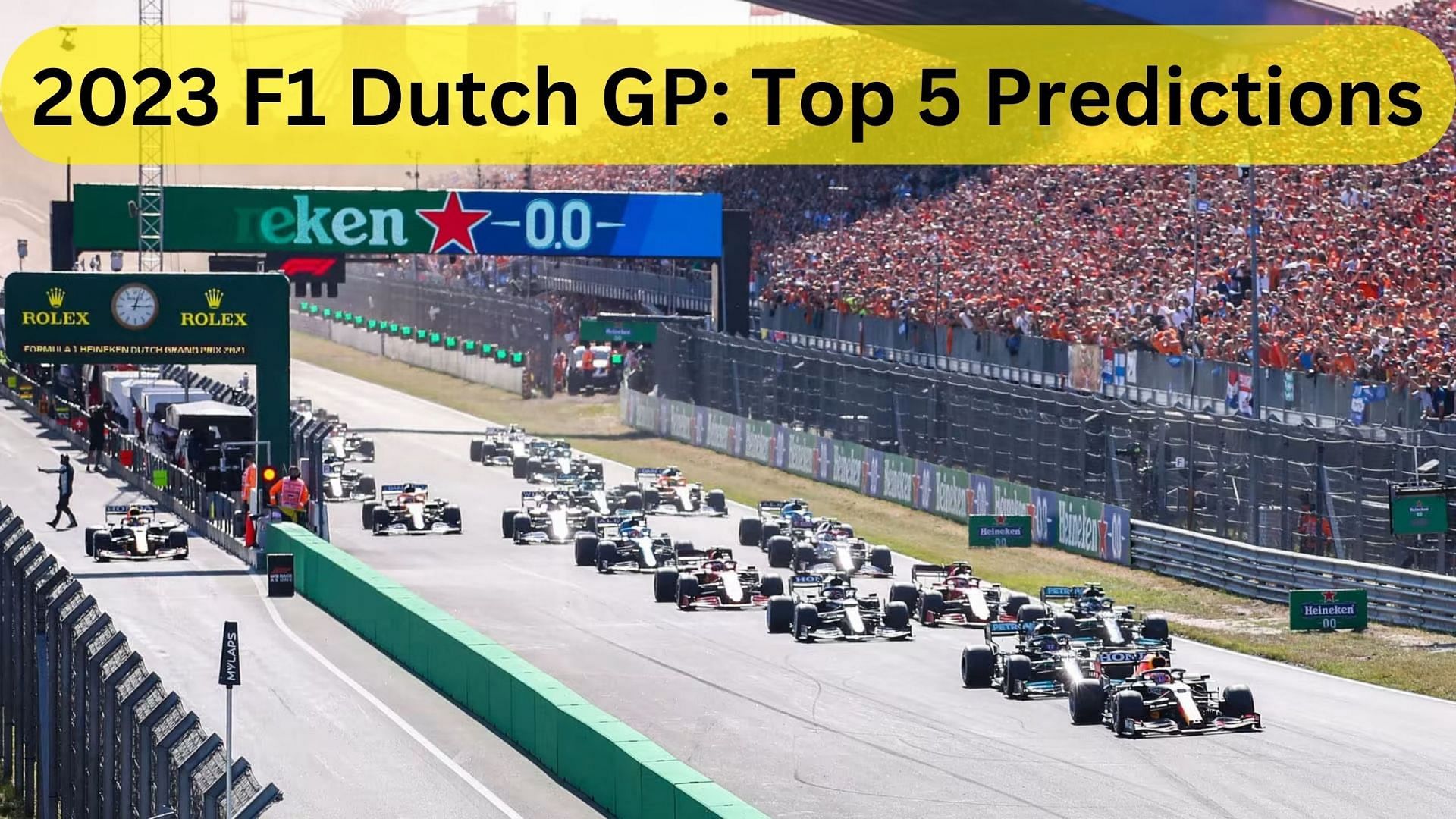 Top 5 predictions for the Dutch GP