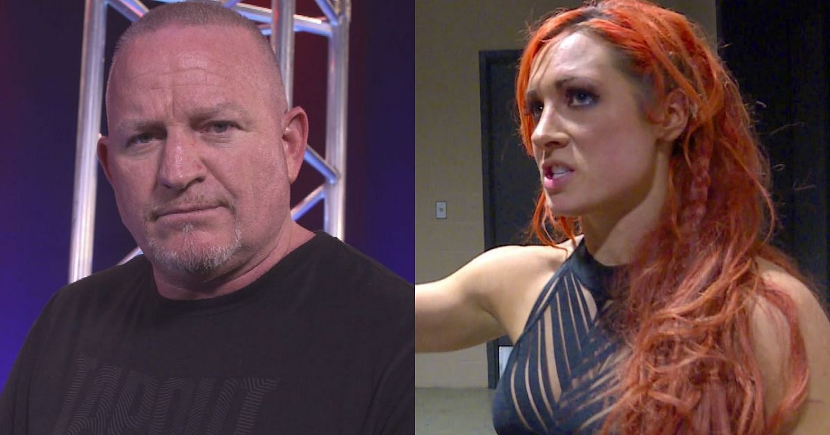 &quot;Road Dogg&quot; Brian James and Becky Lynch.
