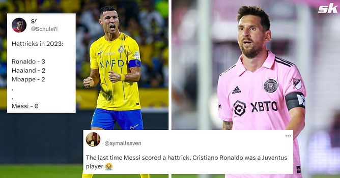 “Last time Messi scored a hat-trick, Cristiano Ronaldo was a Juventus player” – Ronaldo fans aim jibe at Lionel Messi after Al-Nassr hat-trick