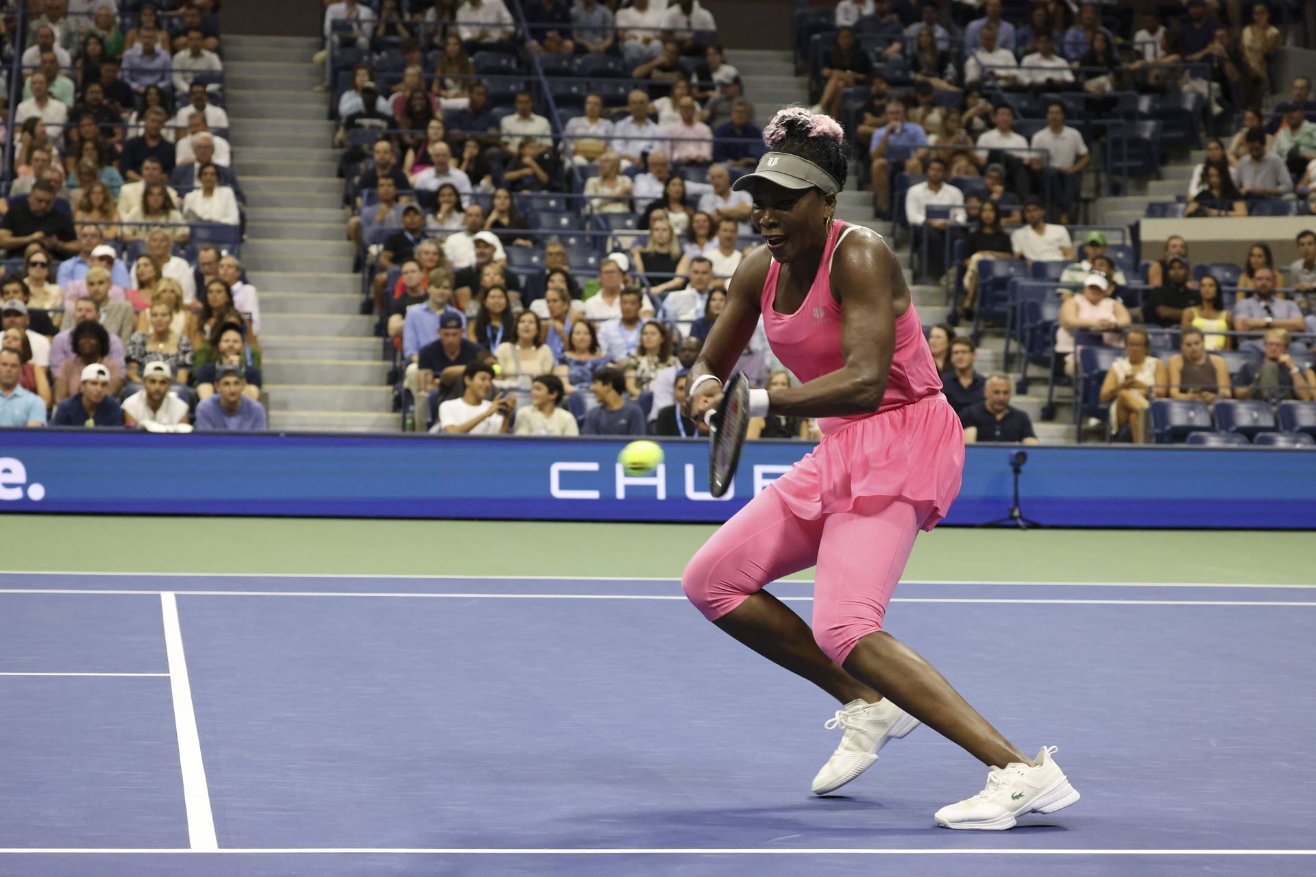 Venus Williams pictured at the 2023 US Open.