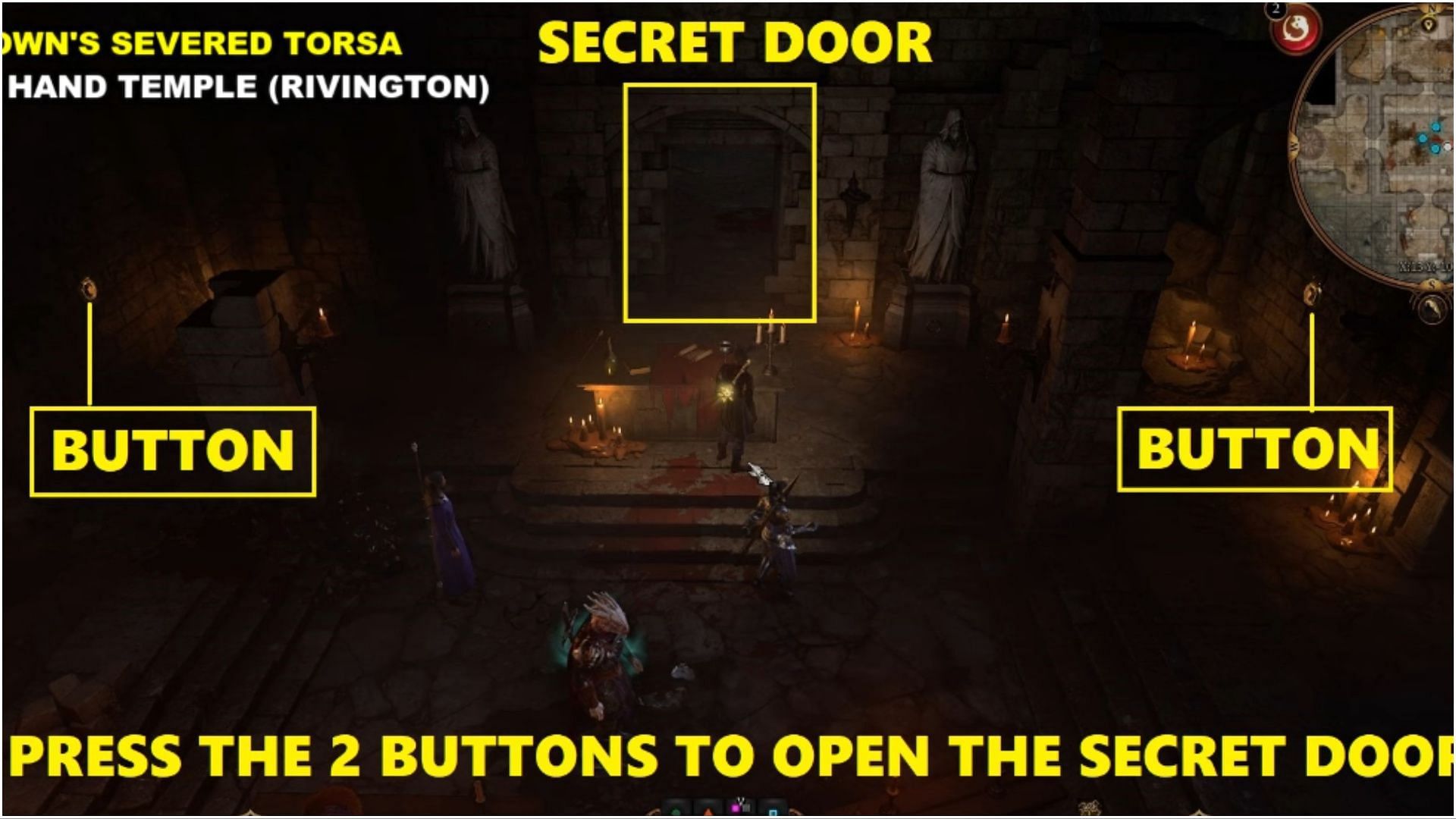 Open the secret door (Image via Larian Studios)