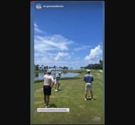 Caufield was prepared to take his shot, he can be seen in action.