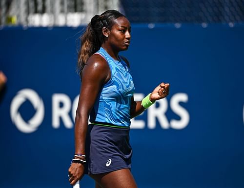 Alycia Parks at the 2023 National Bank Open Montréal