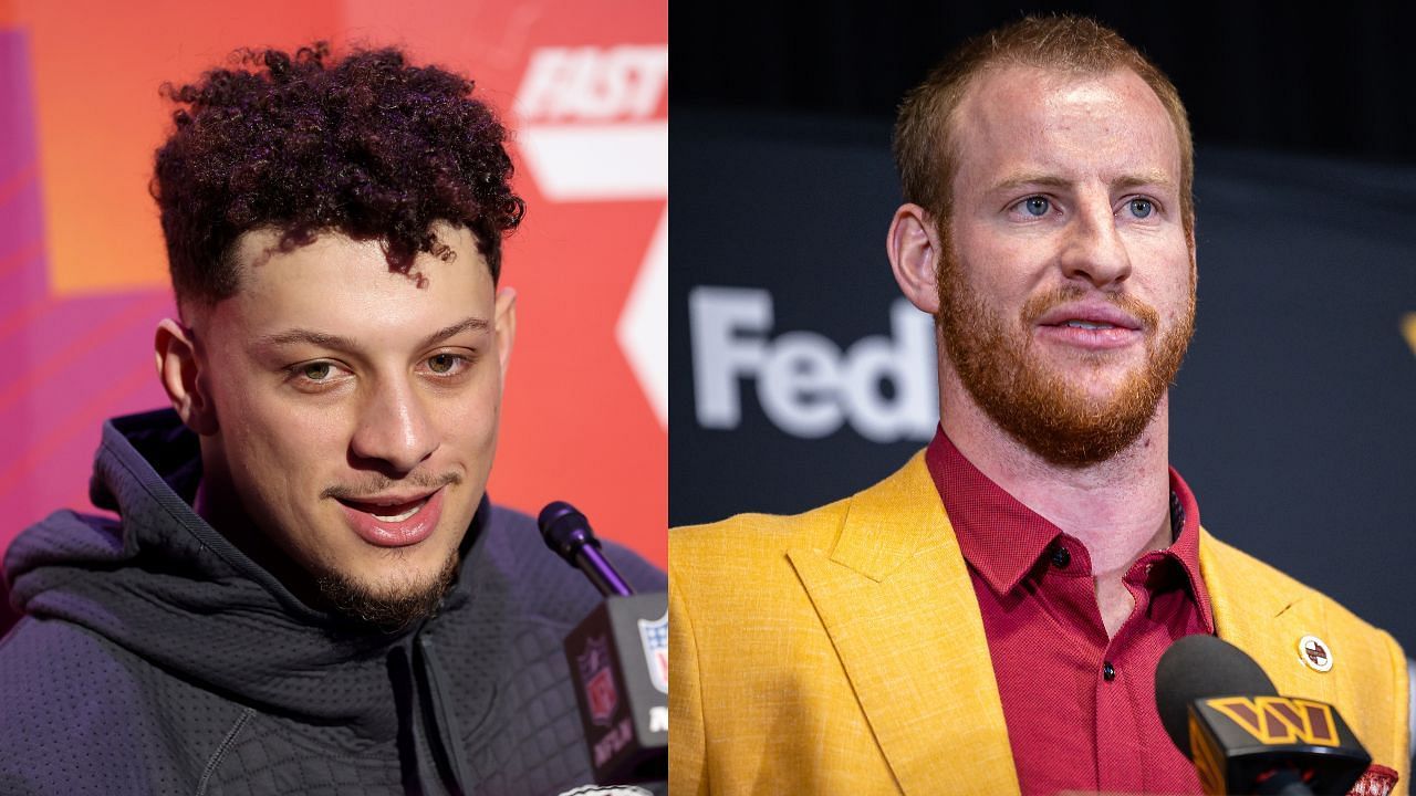 Carson Wentz is linked with a move to Patrick Mahomes