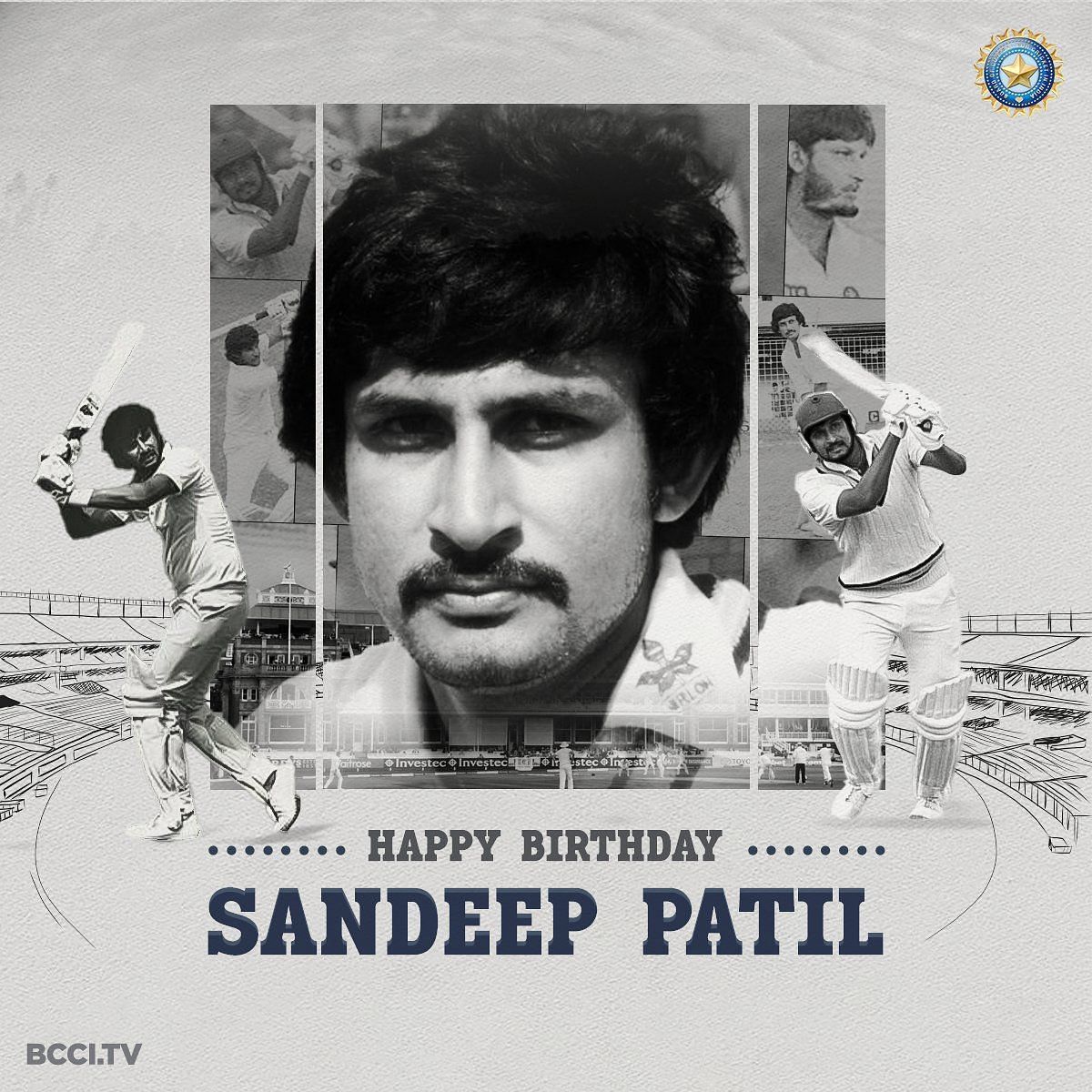 Sandeep Patil played an important role in 1983 World Cup. Pic: Twitter/@BCCI 